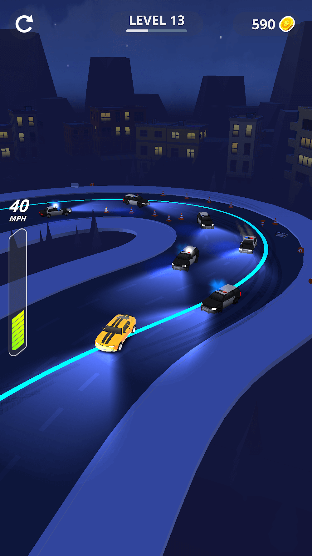 Line Race: Police Pursuit gameplay screenshot 6
