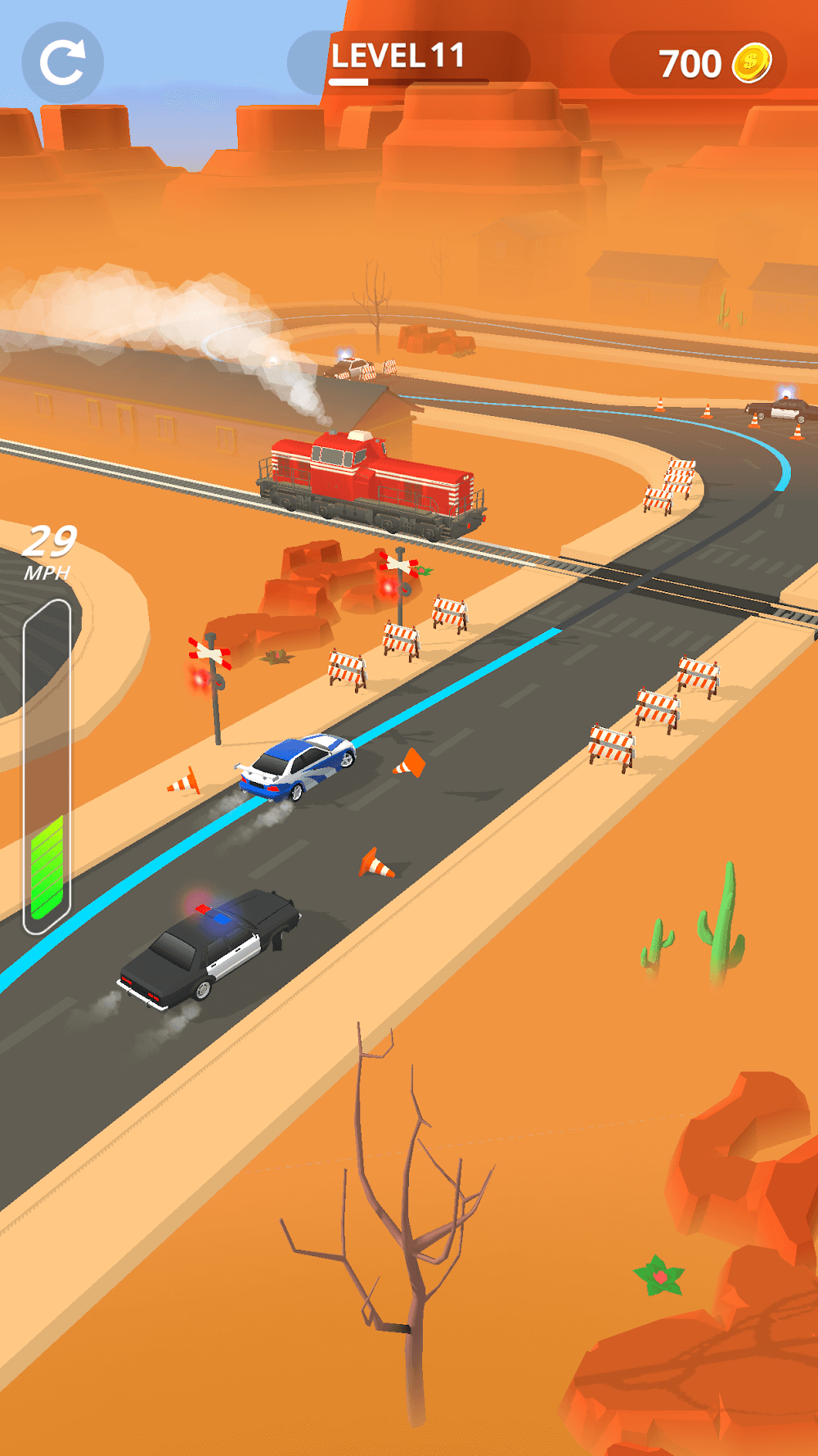 Line Race: Police Pursuit gameplay screenshot 5