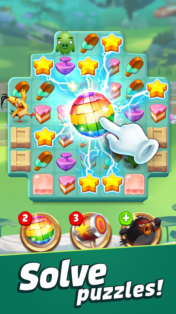 Vista previa de jugabilidad de Angry Birds Match 3 2