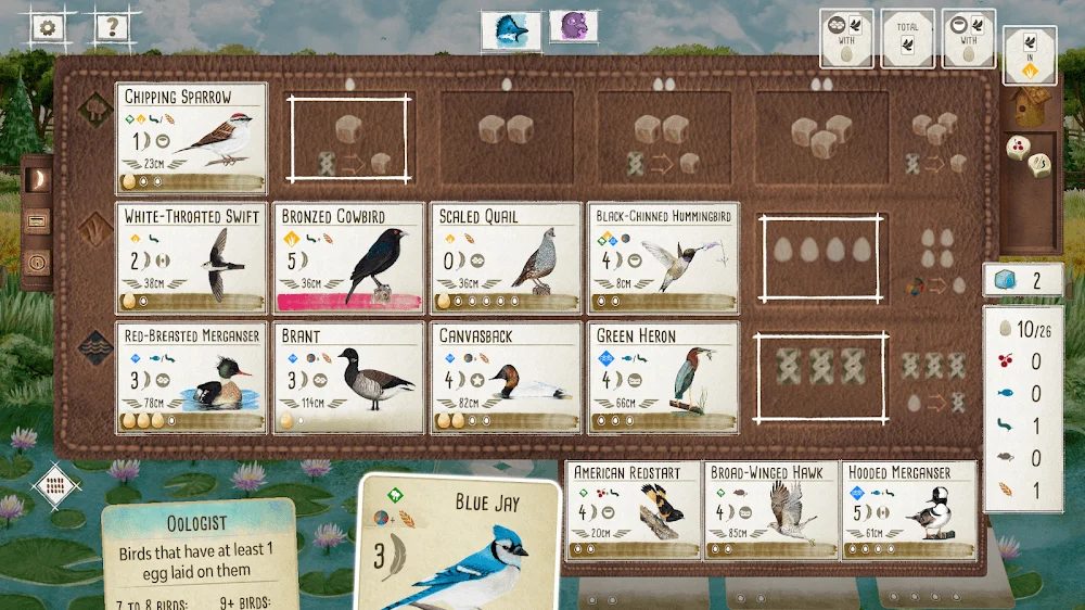 Wingspan: The Board Game gameplay screenshot 5