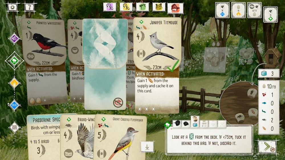 Wingspan: The Board Game gameplay screenshot 4