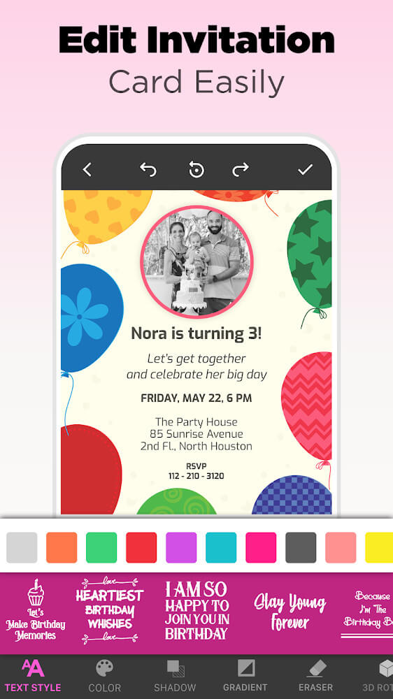 Invitation Maker screenshot 6