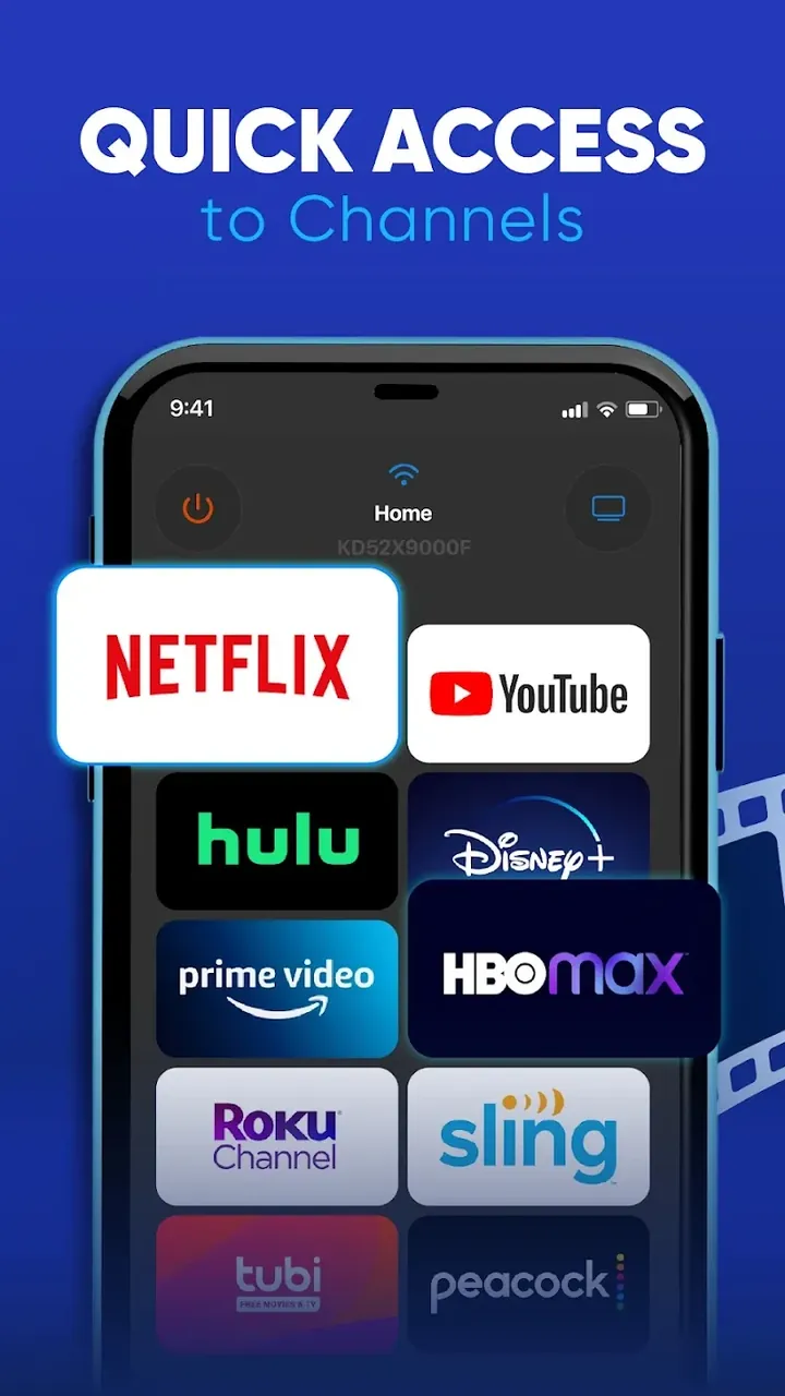 Aperçu de l'application My Remote Universal 4