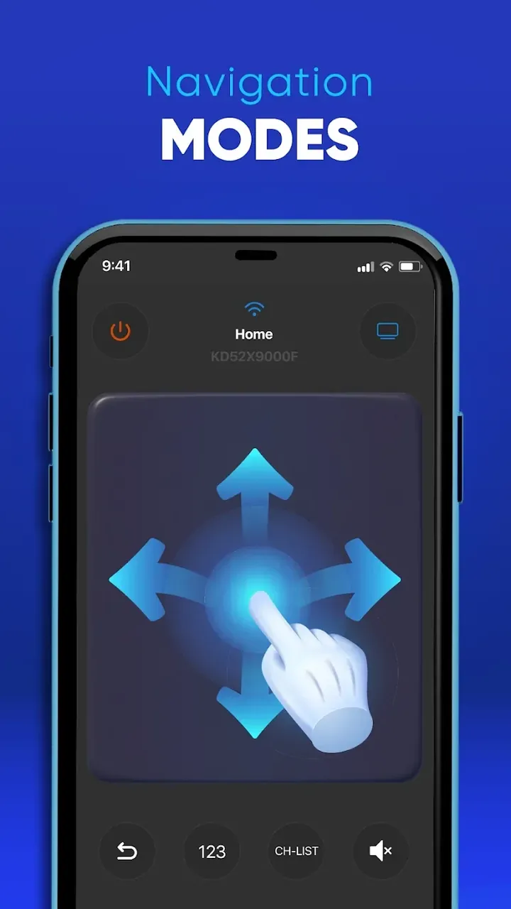 Aperçu de l'application My Remote Universal 3