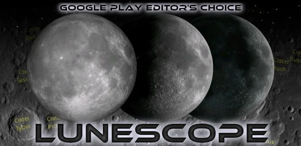Capture d'écran 1 de Lunescope Pro: Moon Phases+