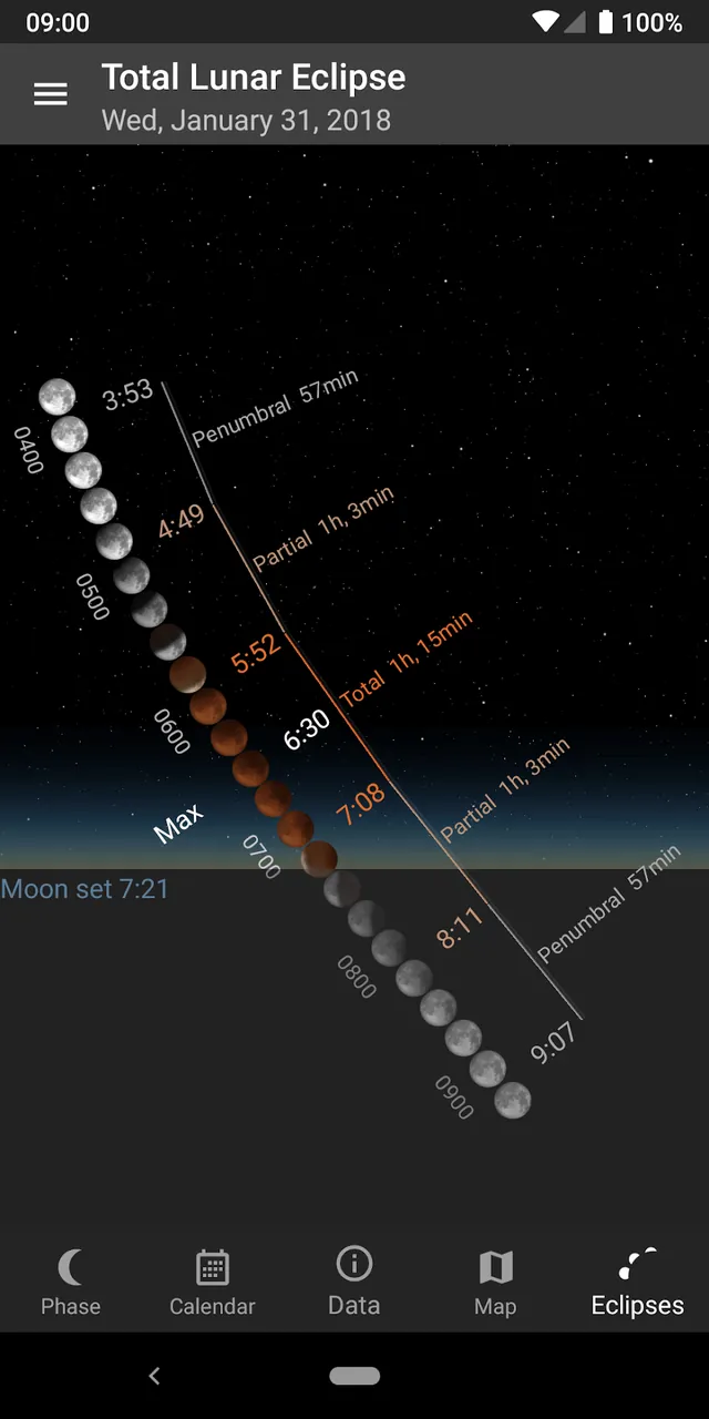 Capture d'écran 4 de Lunescope Pro: Moon Phases+