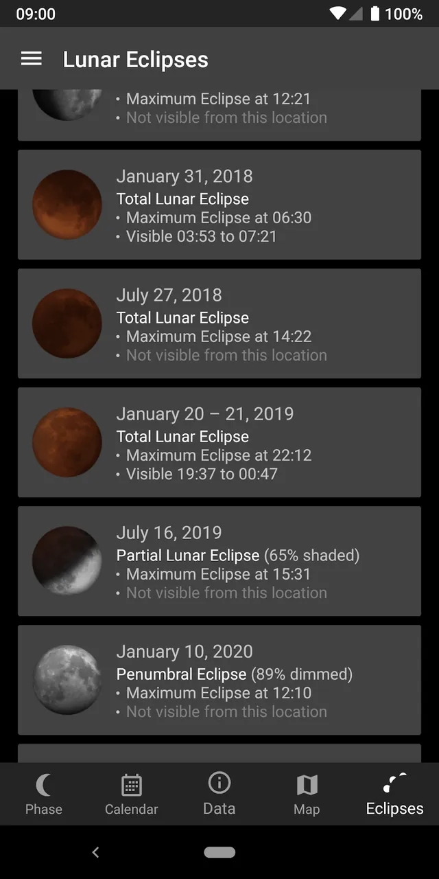Capture d'écran 7 de Lunescope Pro: Moon Phases+