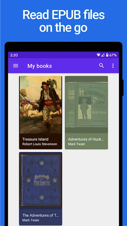 Lithium: EPUB Reader capture d'écran 2