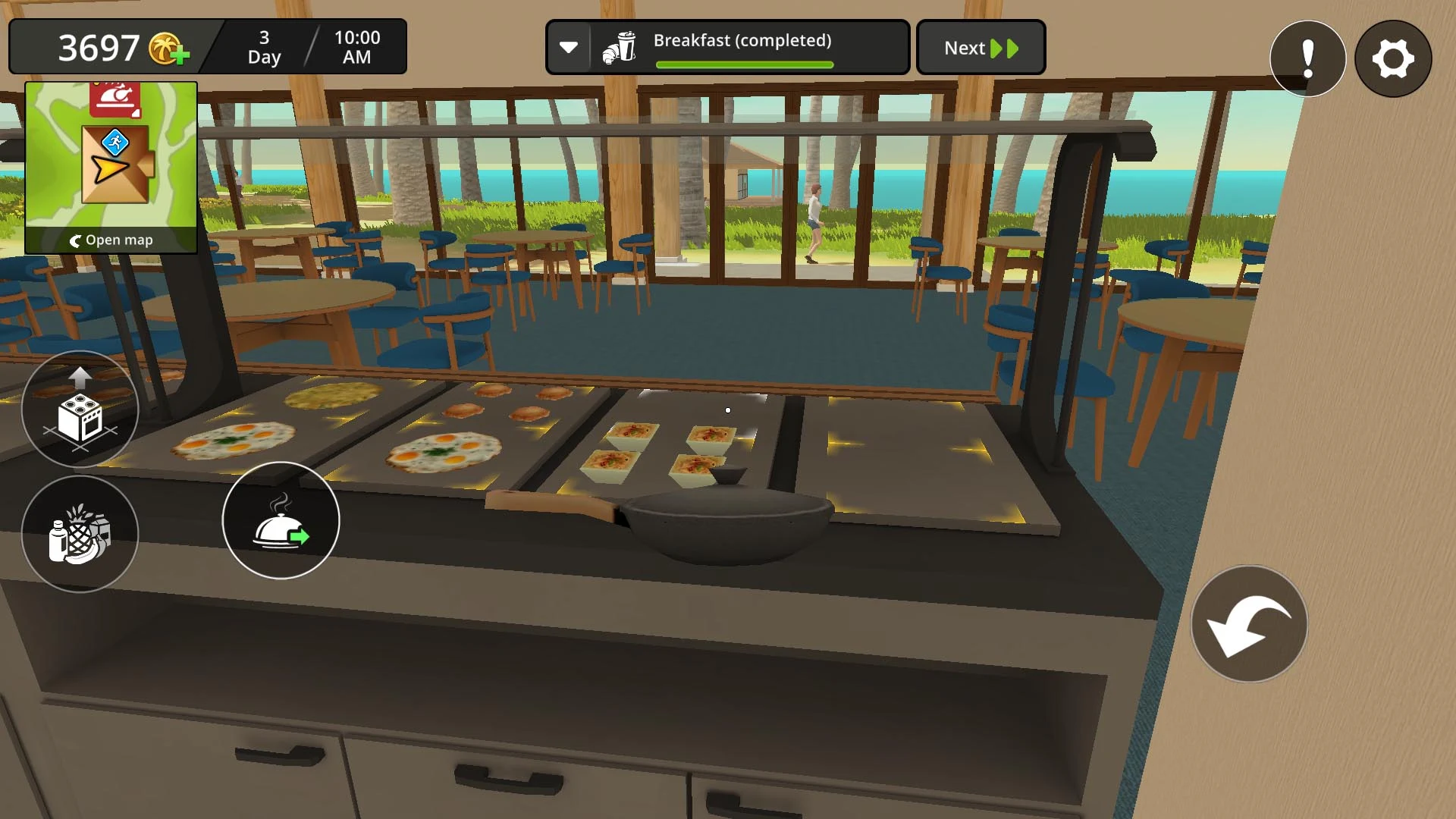 Aperçu du gameplay de Ocean Resort Hotel Simulator 4