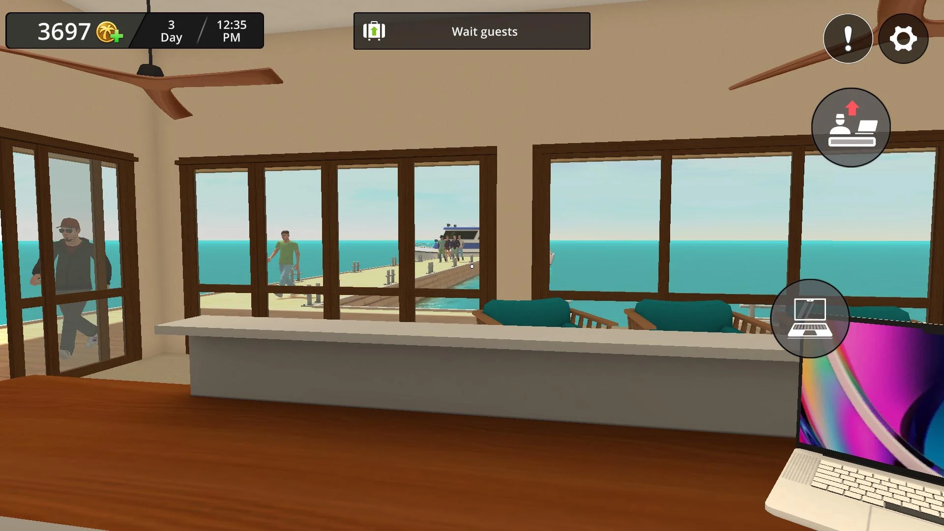 Aperçu du gameplay de Ocean Resort Hotel Simulator 1
