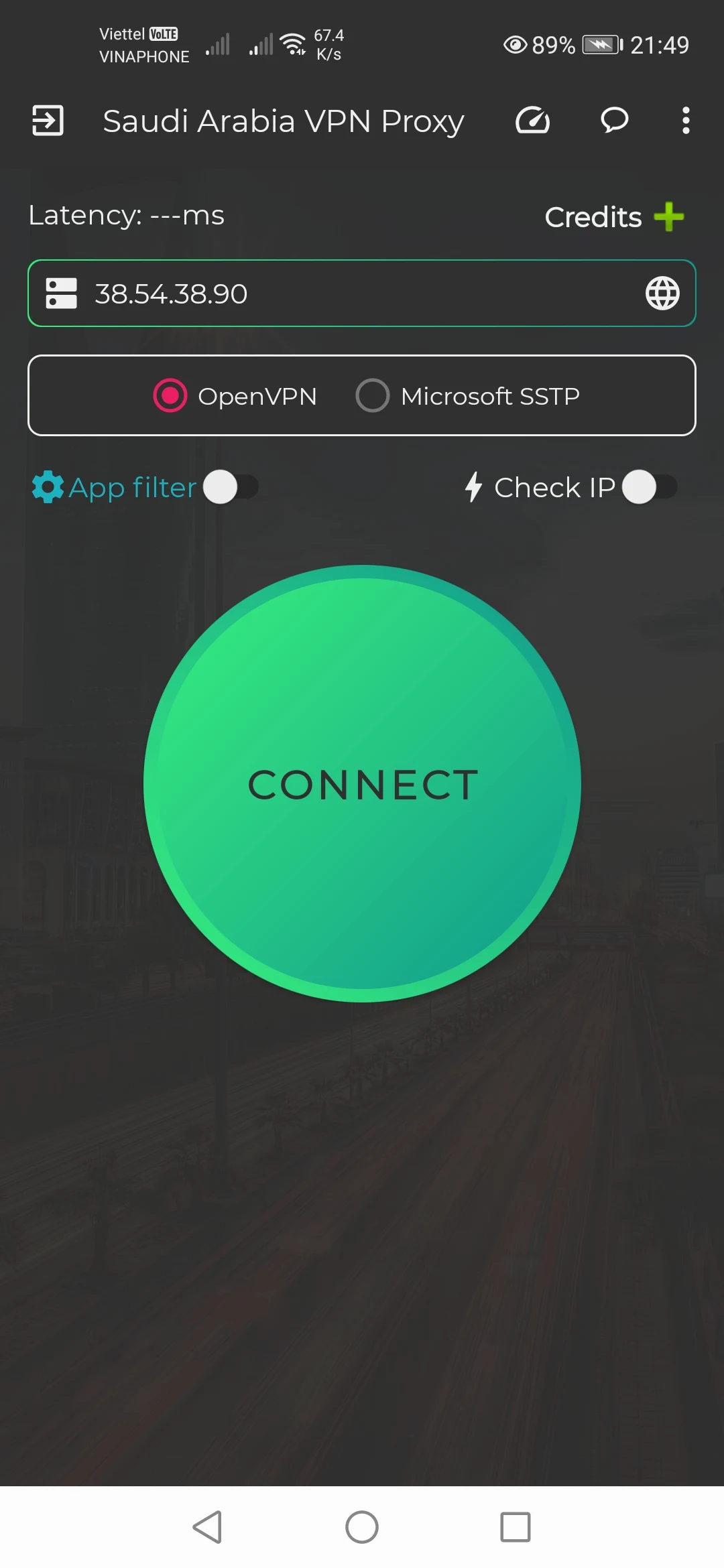 Saudi Arabia VPN - Middle East capture d'écran 2