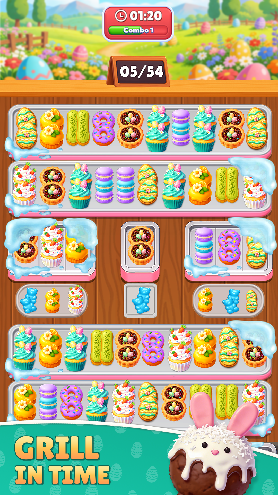 Aperçu du gameplay de Grill Cooking: Sort Challenge 3