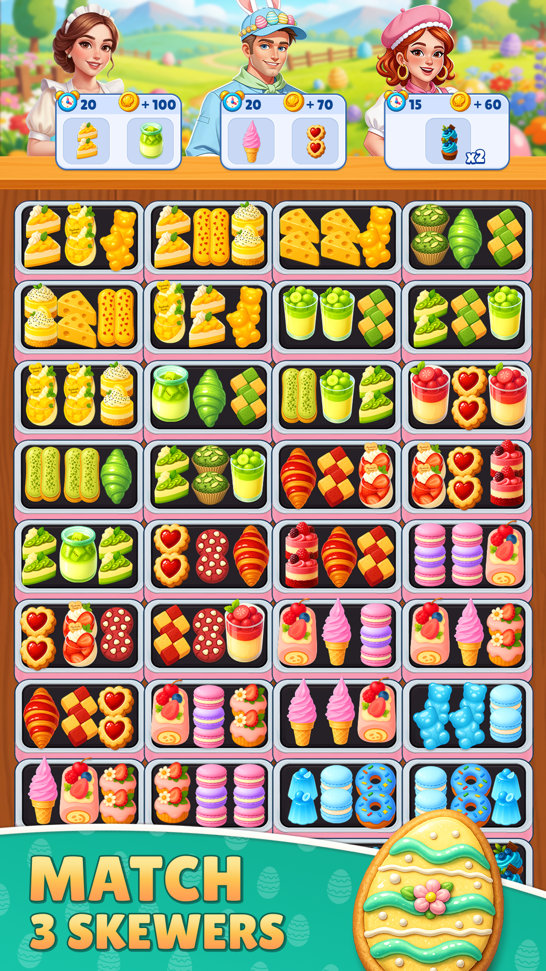 Aperçu du gameplay de Grill Cooking: Sort Challenge 2