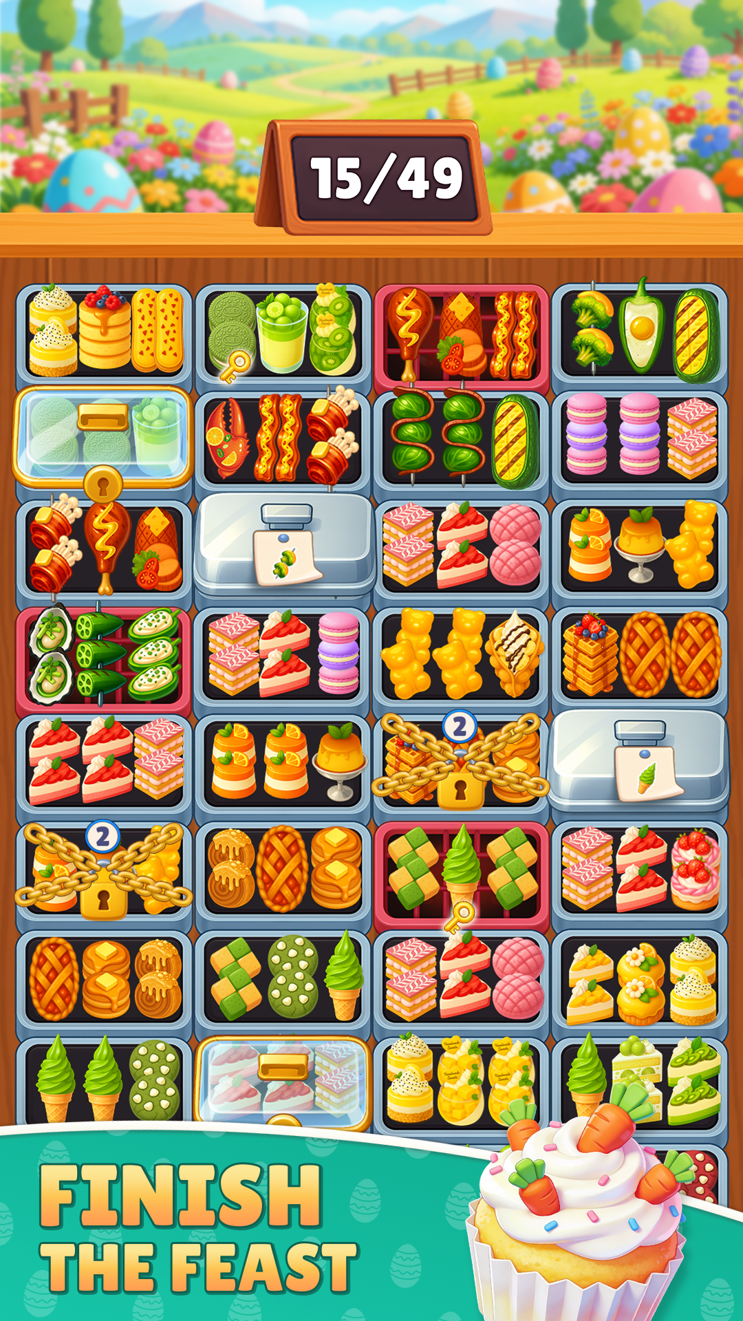 Aperçu du gameplay de Grill Cooking: Sort Challenge 4