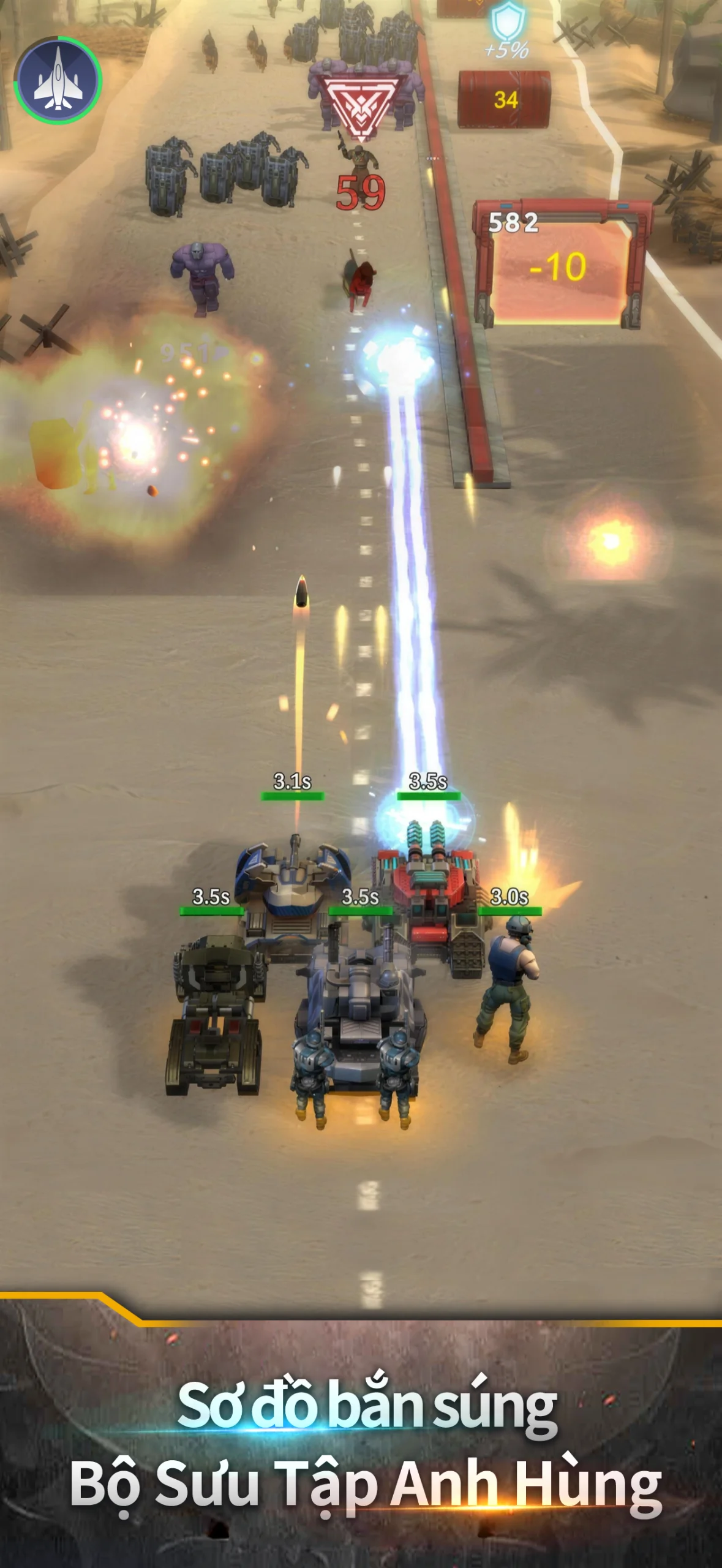 Capture d'écran 5 de Age of Warpath: Đối Đầu