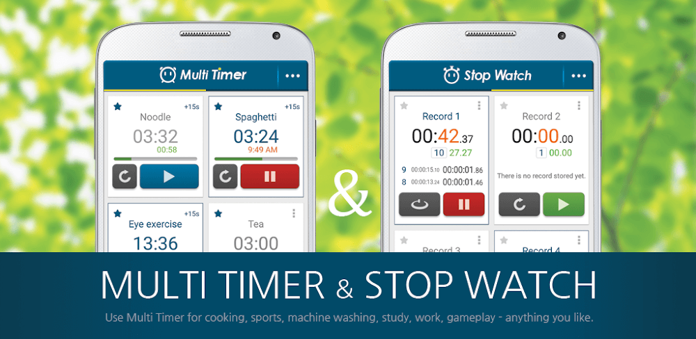 Aperçu Multi Timer StopWatch 1