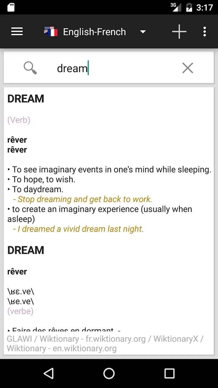 Capture d'écran Offline dictionaries pro 3