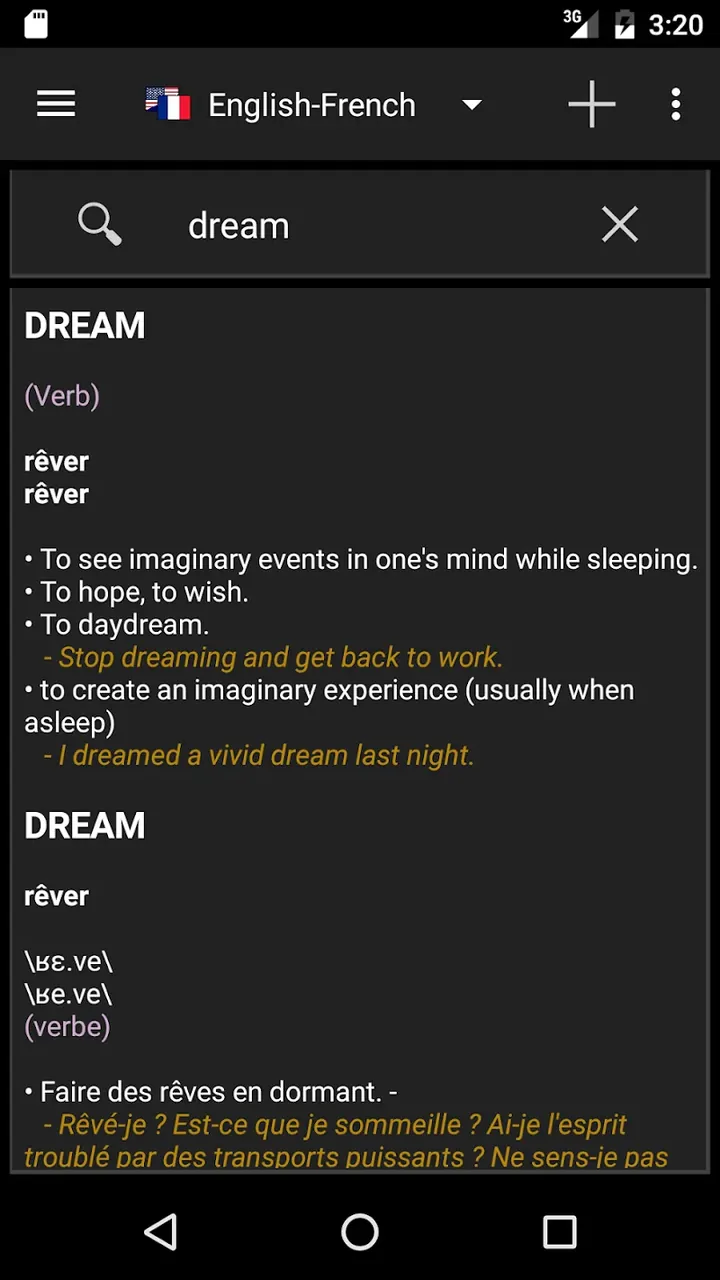 Capture d'écran Offline dictionaries pro 4