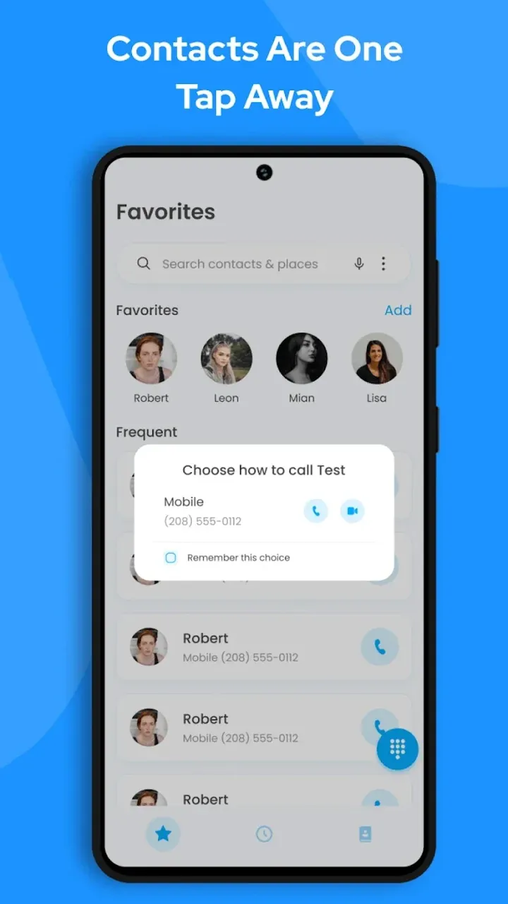 Capture d'écran 5 de Phone Call Dialpad - Caller ID