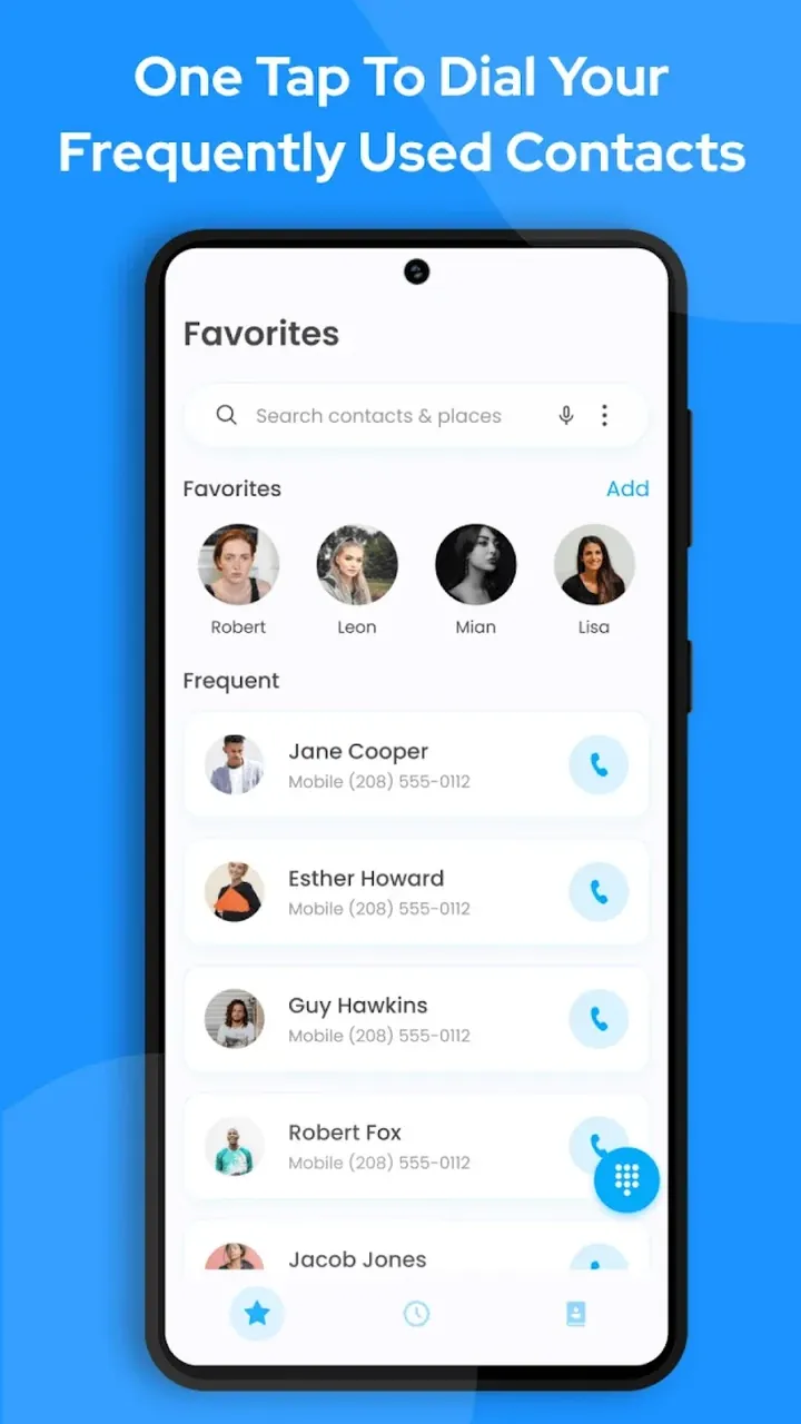 Capture d'écran 3 de Phone Call Dialpad - Caller ID