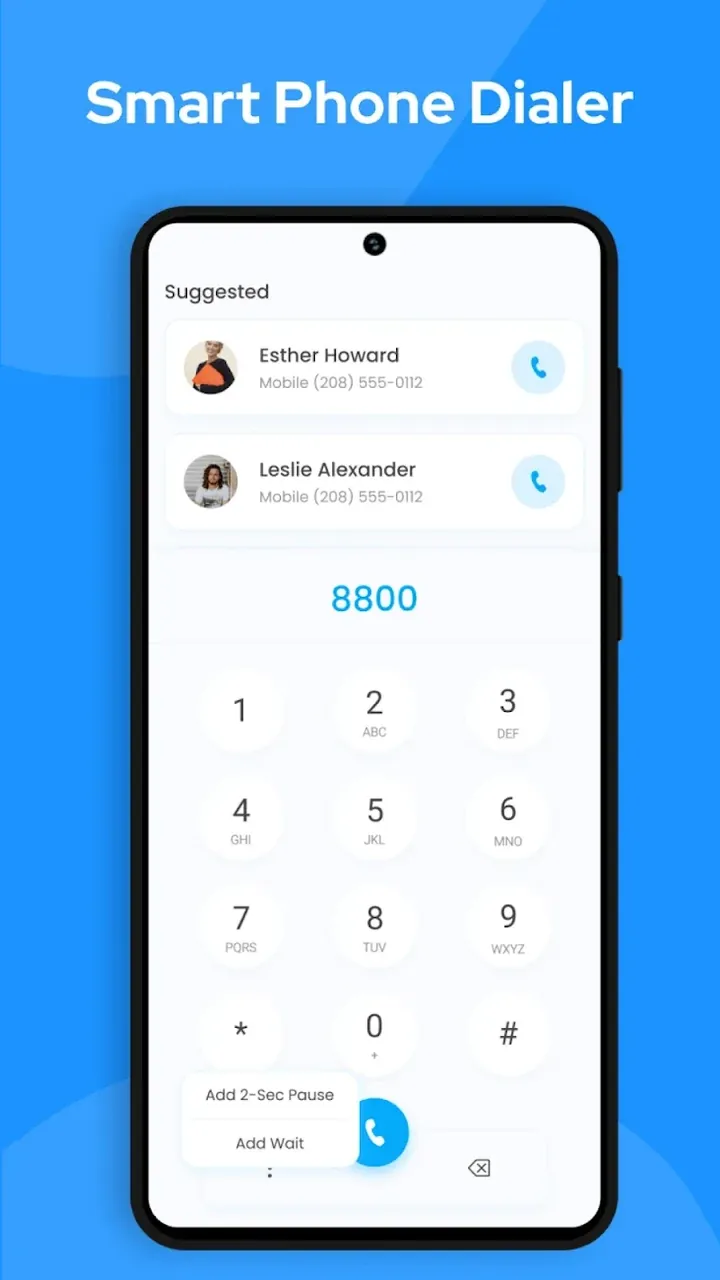 Capture d'écran 2 de Phone Call Dialpad - Caller ID