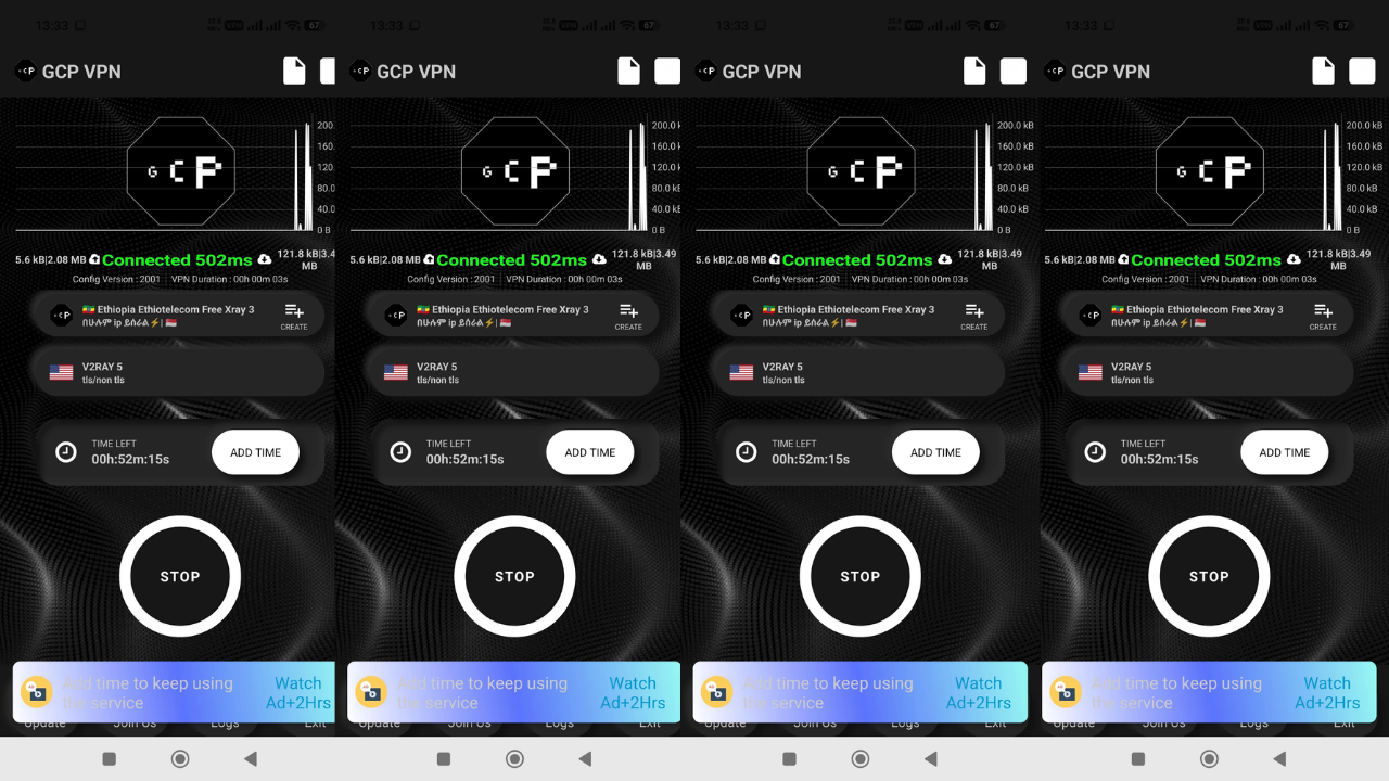 Capture d'écran GCP VPN 1