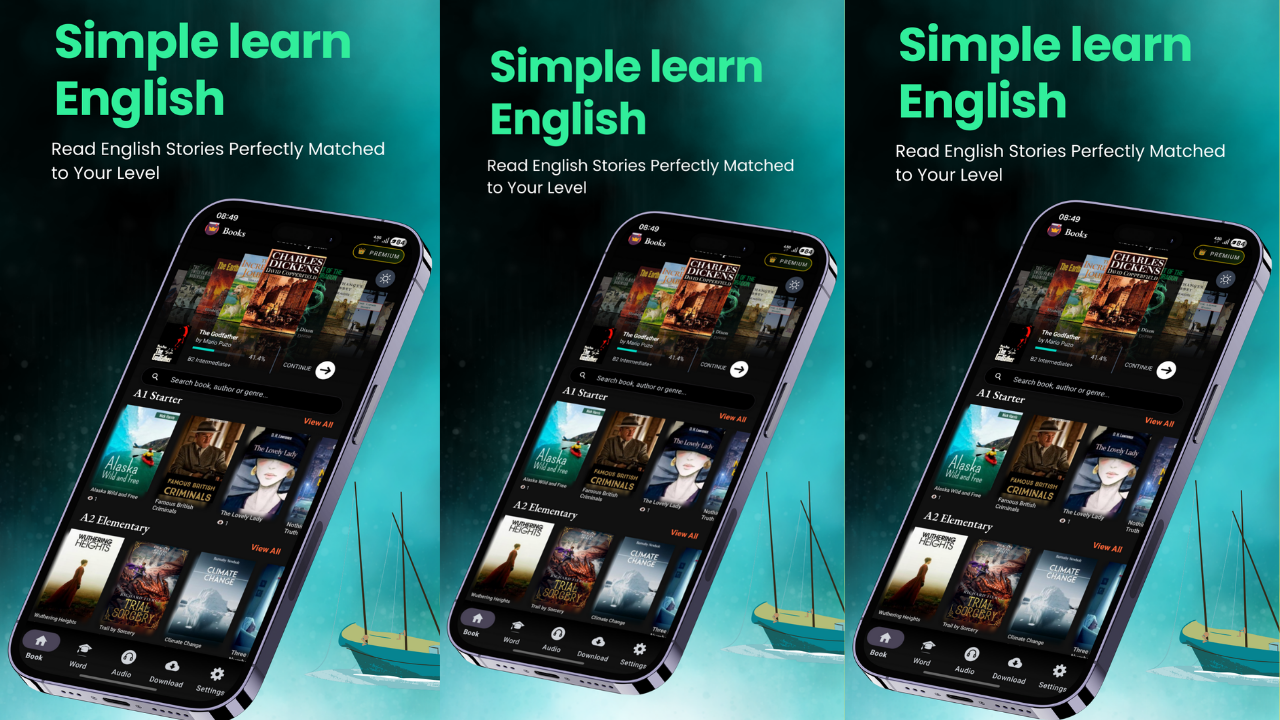 Aperçu de l'application English Stories with Levels 1