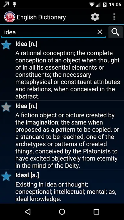 Capture d'écran Advanced Offline Dictionary 6