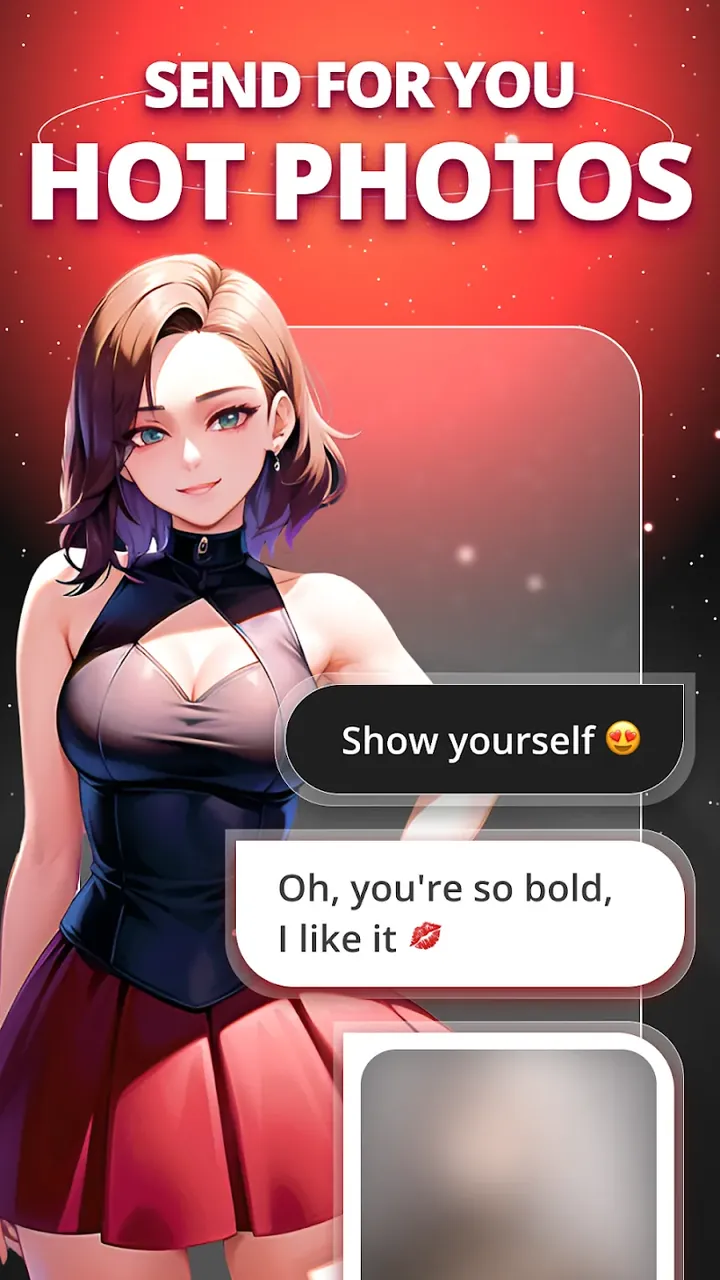Capture d'écran du gameplay d'Anime AI Girlfriend - AIBabe 4