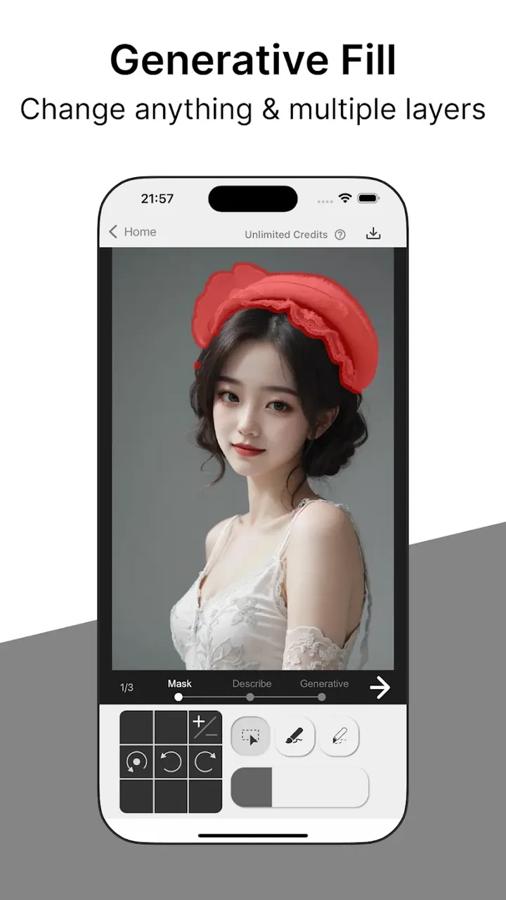 Capture d'écran de l'application Cavina AI 2
