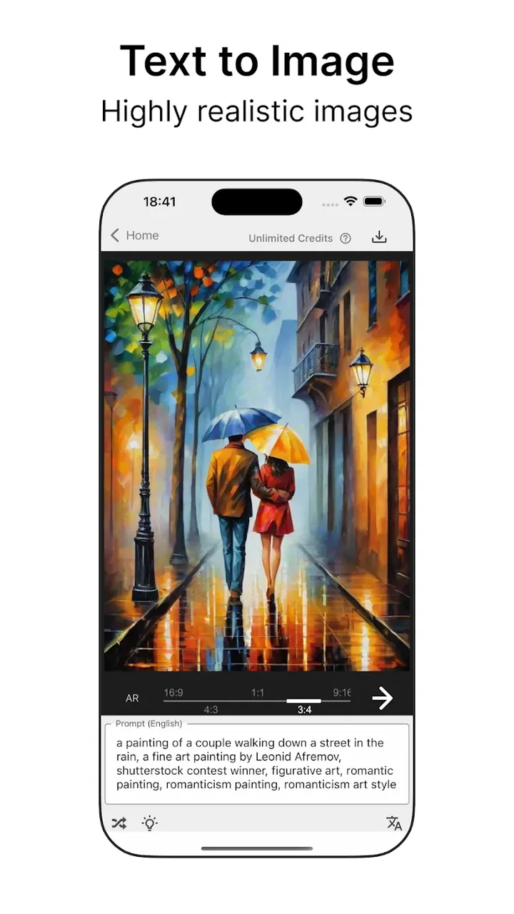 Capture d'écran de l'application Cavina AI 5