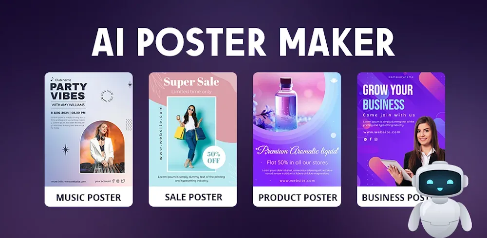 Capture d'écran AI Poster Maker 1