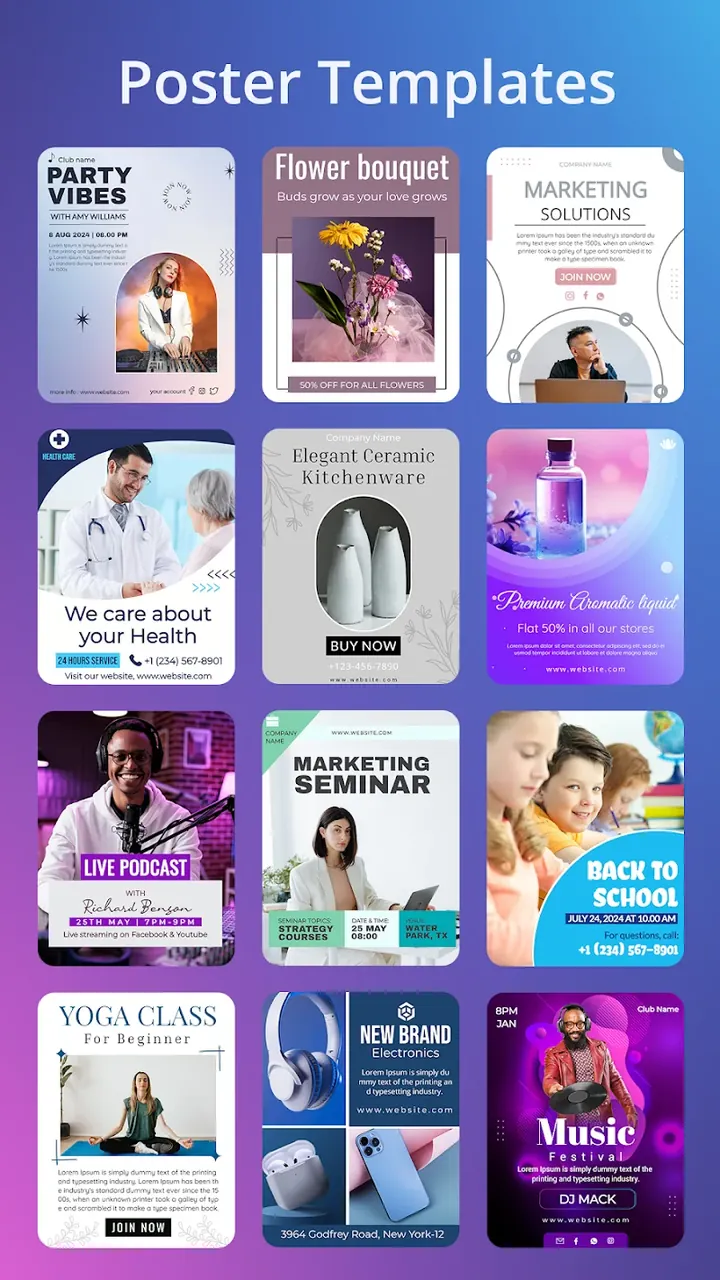 Capture d'écran AI Poster Maker 6