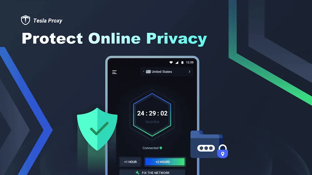 Capture d'écran de l'application Tesla Proxy 6