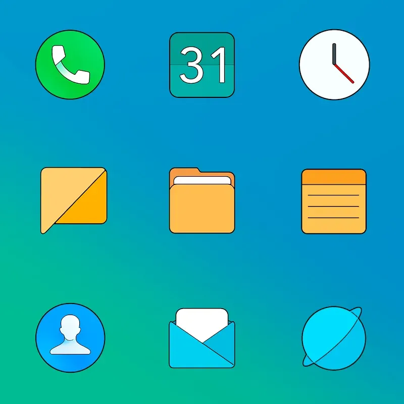 Aperçu MIUI Limitless - Pack d'icônes 3