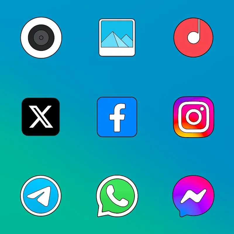 Aperçu MIUI Limitless - Pack d'icônes 4