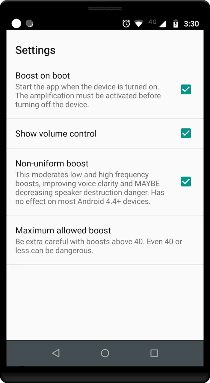 Volume Booster GOODEV capture d'écran 5