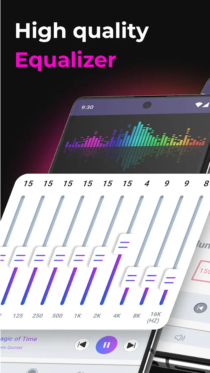 Music Equalizer - Bass Booster capture d'écran 2