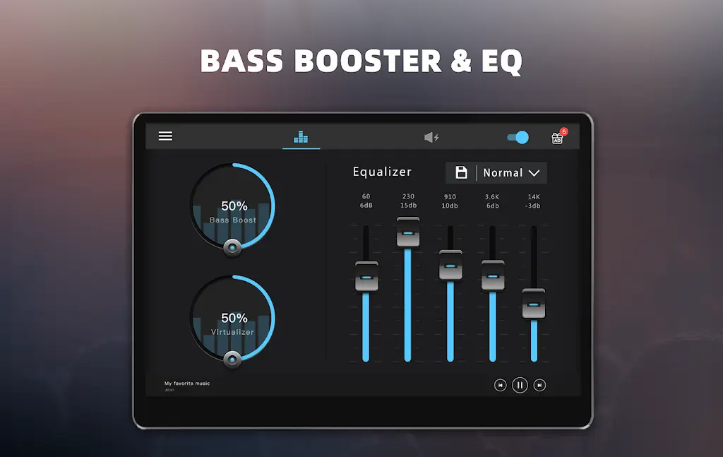 Bass Booster & Equalizer PRO capture d'écran 4