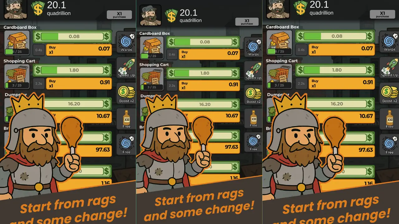 Trash Tycoon: Idle Trampire - Capture d'écran 1
