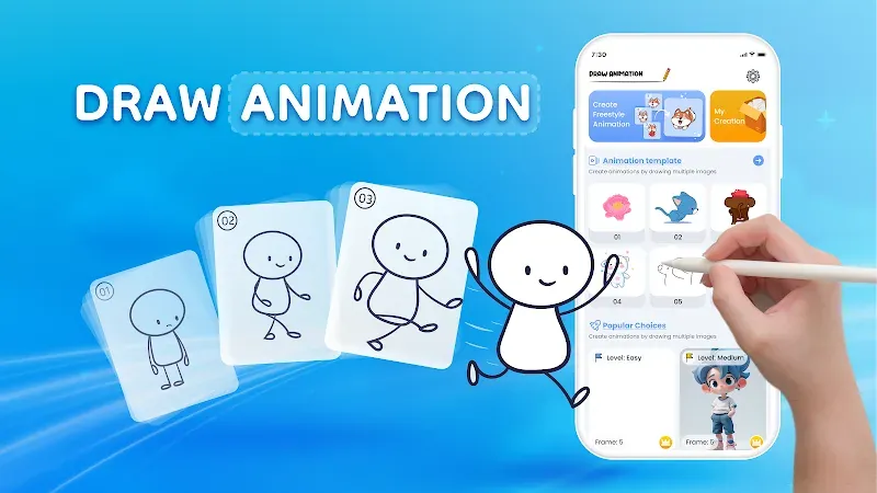 Capture d'écran de gameplay 2 de AniDraw: 2D Draw Animation