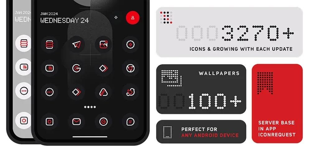 Nothing Icon Pack: Line capture d'écran 1