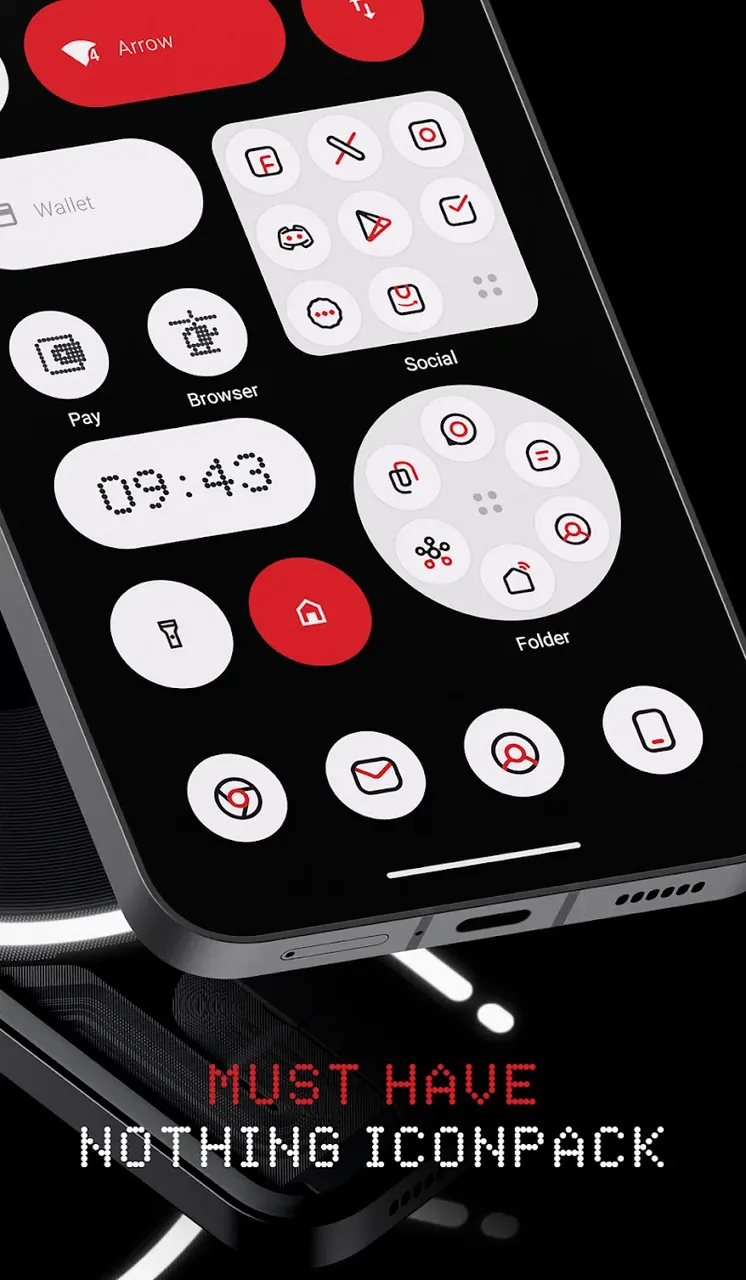 Nothing Icon Pack: Line capture d'écran 2