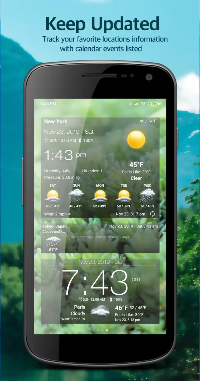 Weather Advanced for Android capture d'écran 4