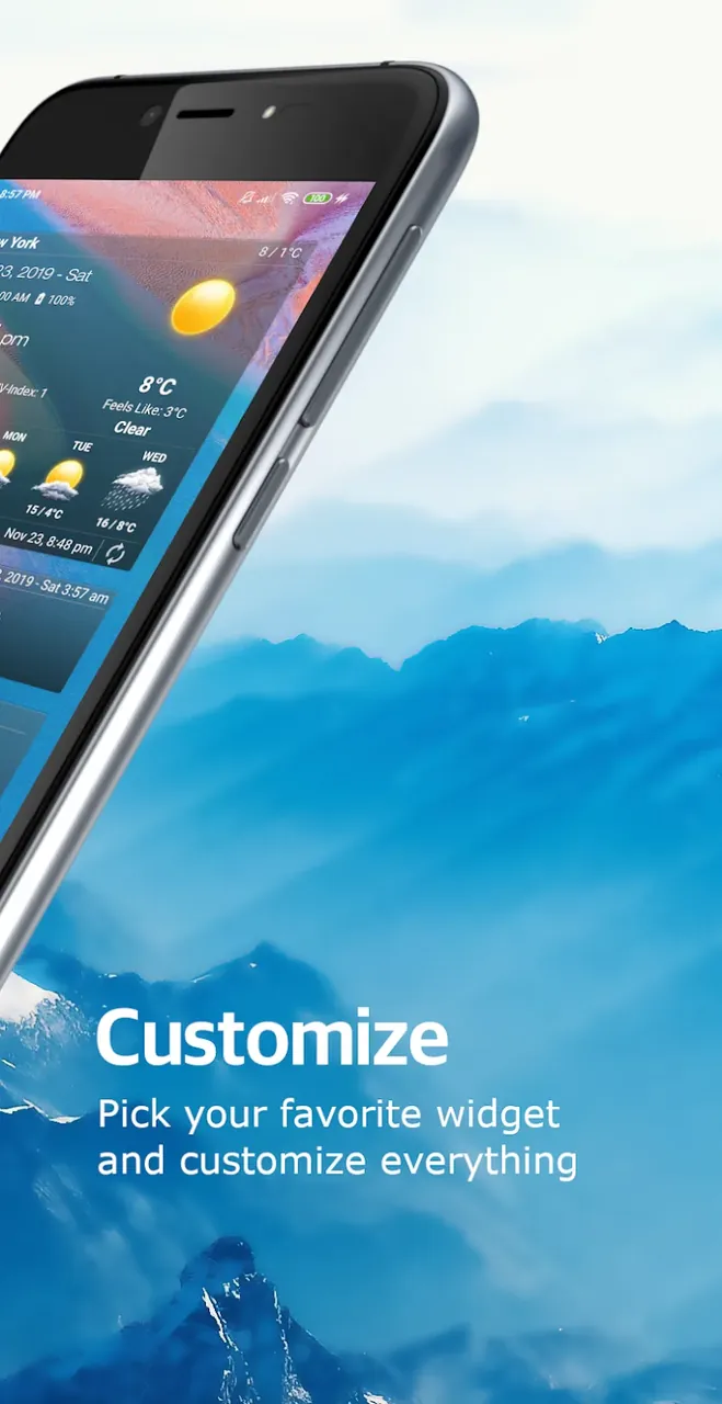 Weather Advanced for Android capture d'écran 3