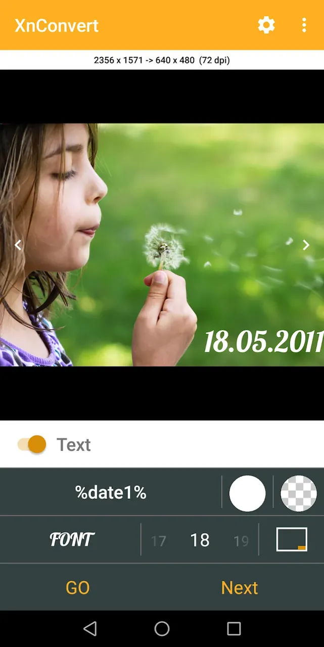 XnConvert - Photo Resize capture d'écran 5