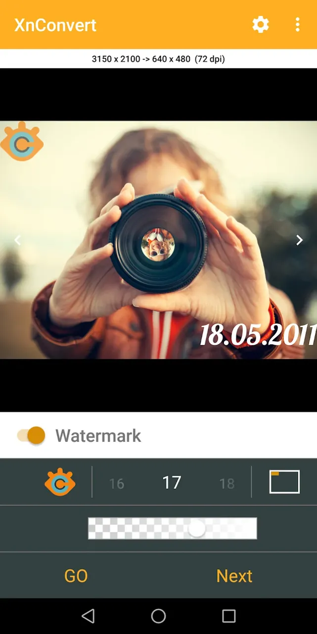 XnConvert - Photo Resize capture d'écran 6