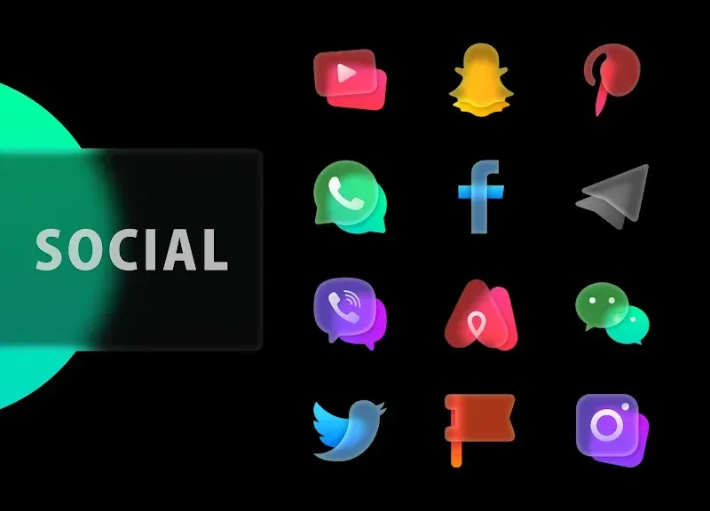 Capture d'écran aperçu 6 de Frosty Icons Pack