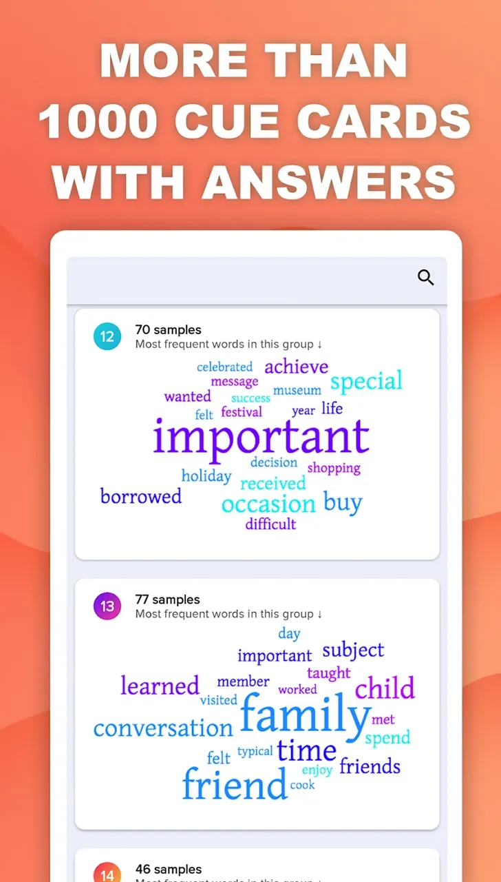 Aperçu 5 de l'application IELTS® Speaking Pro