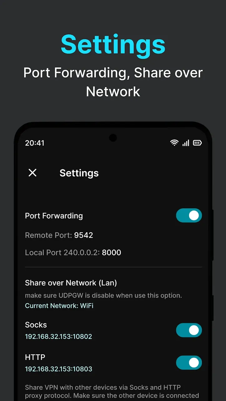 Aperçu de l'image 4 de SSH VPN – Client pour SSH